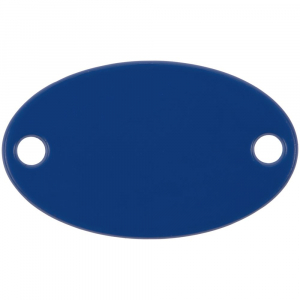 Шильдик металлический Alfa Oval, синий - купить оптом