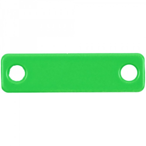 Шильдик металлический Alfa Liten, зеленый неон - купить оптом