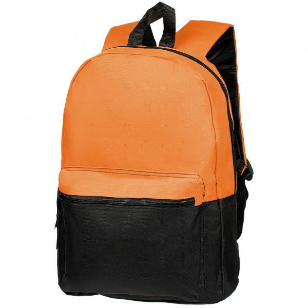 Рюкзак Base Up, черный с оранжевым - купить оптом