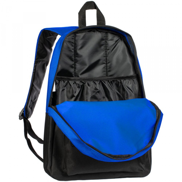 Рюкзак Base Up, черный с синим - купить оптом