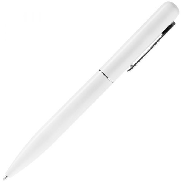 Ручка шариковая Scribo, матовая белая - купить оптом
