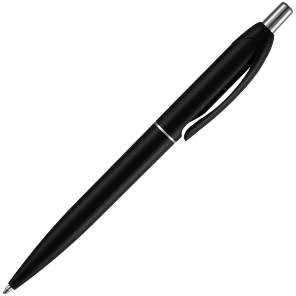 Ручка шариковая Bright Spark, черный металлик - купить оптом