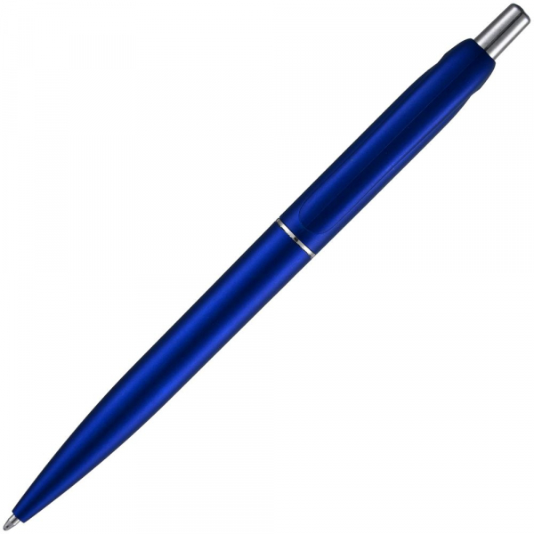 Ручка шариковая Bright Spark, синий металлик - купить оптом