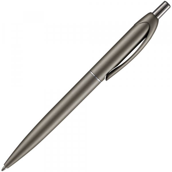 Ручка шариковая Bright Spark, серый металлик - купить оптом