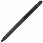 Ручка шариковая Digit Soft Touch со стилусом, черная, фото 3