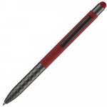 Ручка шариковая Digit Soft Touch со стилусом, красная, фото 3