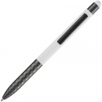 Ручка шариковая Digit Soft Touch со стилусом, белая, фото 3