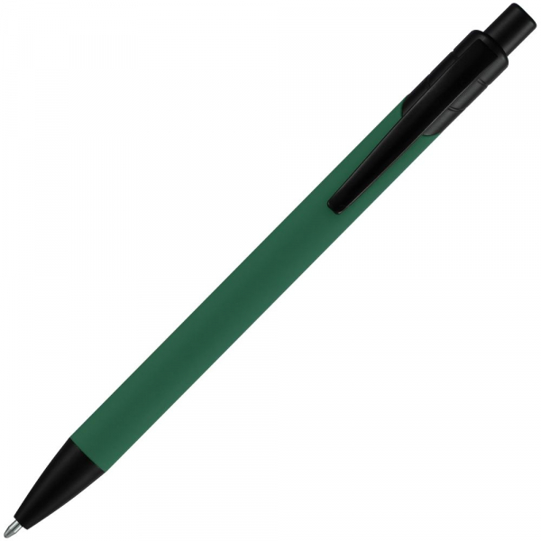 Ручка шариковая Undertone Black Soft Touch, зеленая - купить оптом