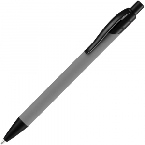 Ручка шариковая Undertone Black Soft Touch, серая - купить оптом
