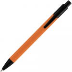 Ручка шариковая Undertone Black Soft Touch, оранжевая, фото 3