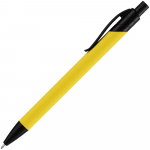 Ручка шариковая Undertone Black Soft Touch, желтая, фото 1