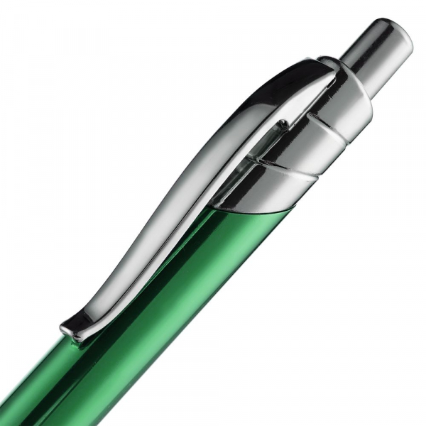 Ручка шариковая Undertone Metallic, зеленая - купить оптом