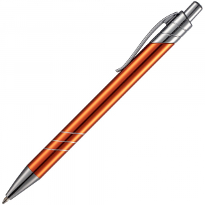 Ручка шариковая Undertone Metallic, оранжевая - купить оптом