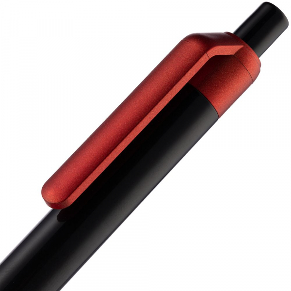 Ручка шариковая Fluent, красный металлик - купить оптом