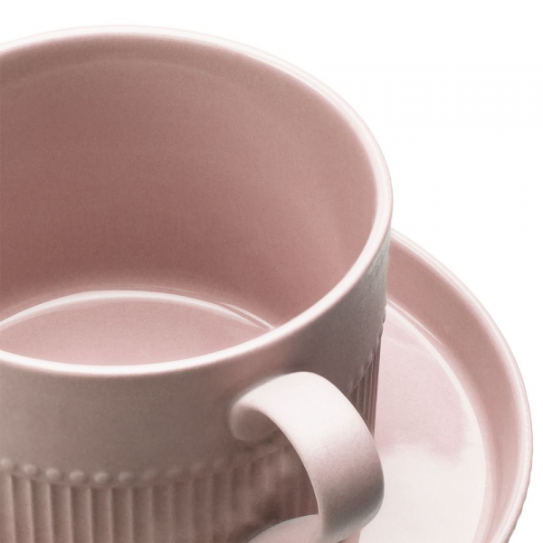 Чайная пара Pastello Moderno, розовая - купить оптом