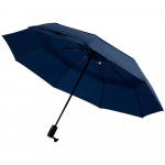 Складной зонт-наоборот Savelight со светоотражающим кантом - купить оптом