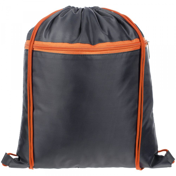 Детский рюкзак Novice, серый с оранжевым - купить оптом