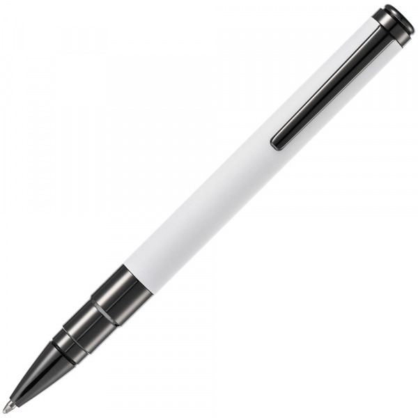 Ручка шариковая Kugel Gunmetal, белая - купить оптом
