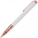 Ручка шариковая Kugel Rosegold, белая, фото 1