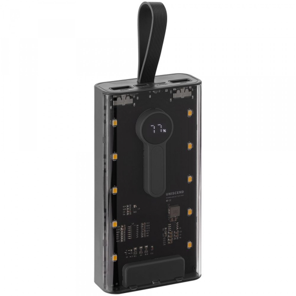Аккумулятор Trellis Digital 10000 мАч, темно-серый - купить оптом