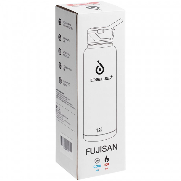 Термобутылка Fujisan, черная - купить оптом