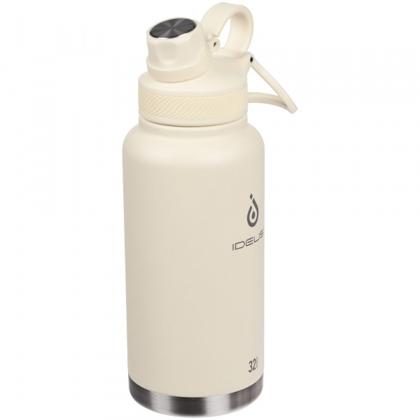 Термобутылка Fujisan XL, белая (молочная) - купить оптом