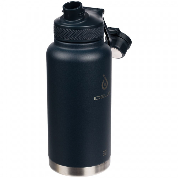 Термобутылка Fujisan XL, темно-синяя - купить оптом