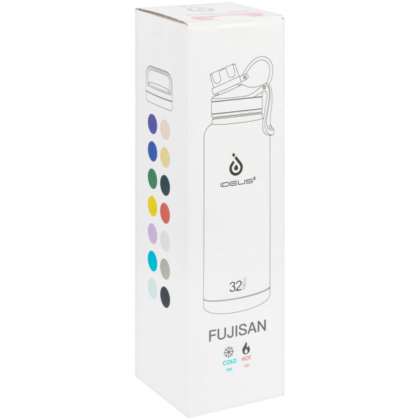 Термобутылка Fujisan XL, серая - купить оптом