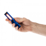 Фонарик-факел аккумуляторный Wallis с магнитом, синий, фото 5