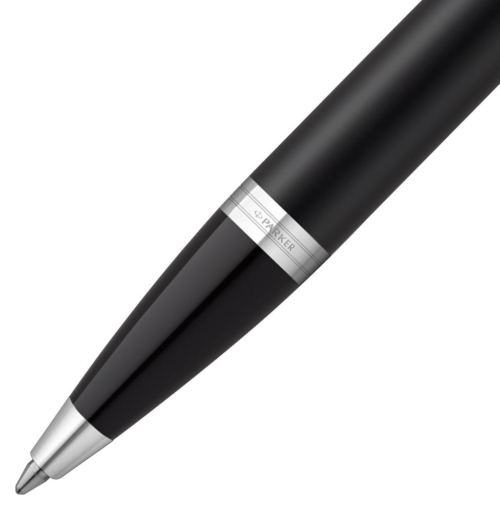 Ручка шариковая Parker IM Essential Muted Black CT, черная - купить оптом
