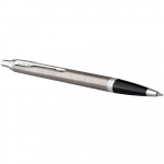 Ручка шариковая Parker IM Essential Stainless Steel CT, серебристая с черным, фото 3
