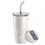 Смарт-стакан с заменяемой батареей tellMug, ver.2, молочно-белый - купить оптом