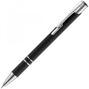 Ручка шариковая Keskus Soft Touch, черная - купить оптом