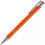 Ручка шариковая Keskus Soft Touch, оранжевая, фото 1