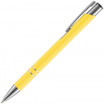 Ручка шариковая Keskus Soft Touch, желтая, фото 1