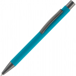 Ручка шариковая Atento Soft Touch, ярко-синяя - купить оптом