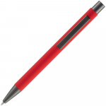 Ручка шариковая Atento Soft Touch, красная, фото 2