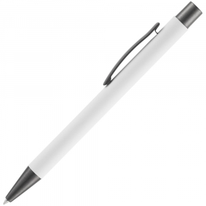 Ручка шариковая Atento Soft Touch, белая - купить оптом