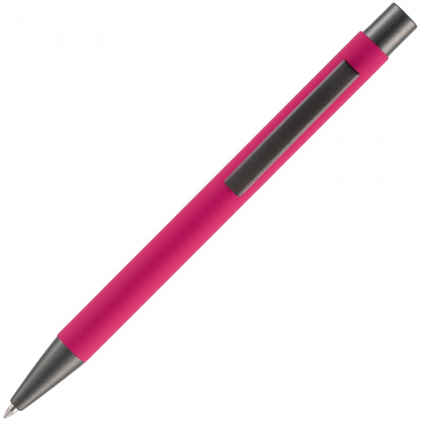Ручка шариковая Atento Soft Touch, розовая - купить оптом
