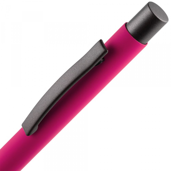 Ручка шариковая Atento Soft Touch, розовая - купить оптом