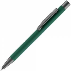 Ручка шариковая Atento Soft Touch, зеленая - купить оптом