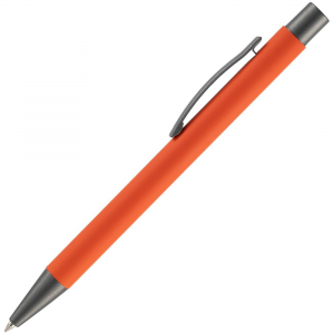 Ручка шариковая Atento Soft Touch, оранжевая - купить оптом