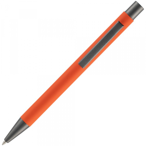 Ручка шариковая Atento Soft Touch, оранжевая - купить оптом