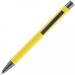 Ручка шариковая Atento Soft Touch, желтая, фото 2