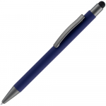 Ручка шариковая Atento Soft Touch со стилусом, красная - купить оптом