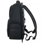 Рюкзак для ноутбука Santiago с кожаной отделкой, черный, фото 2