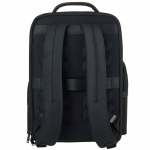 Рюкзак для ноутбука Santiago с кожаной отделкой, черный, фото 4
