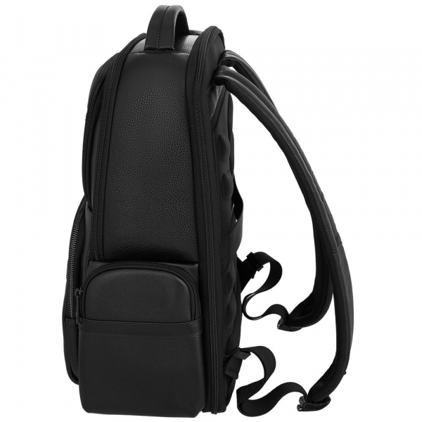 Кожаный рюкзак для ноутбука Santiago, черный - купить оптом