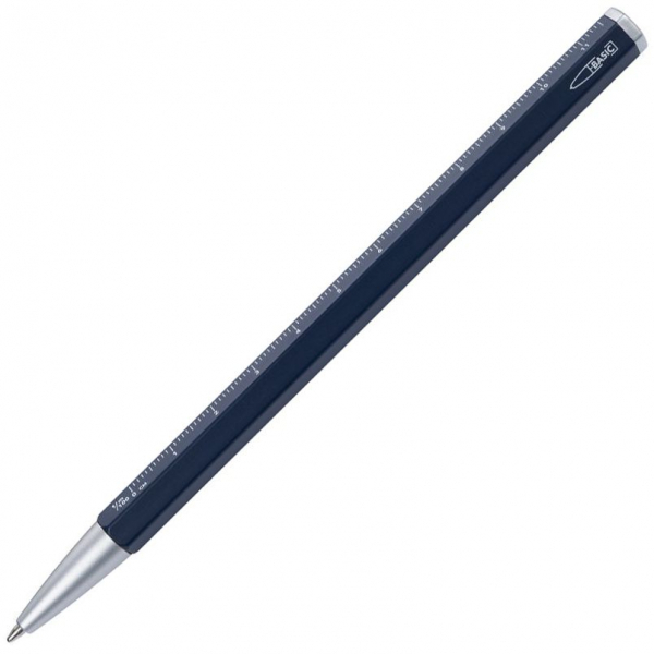 Ручка шариковая Construction Basic, темно-синяя - купить оптом