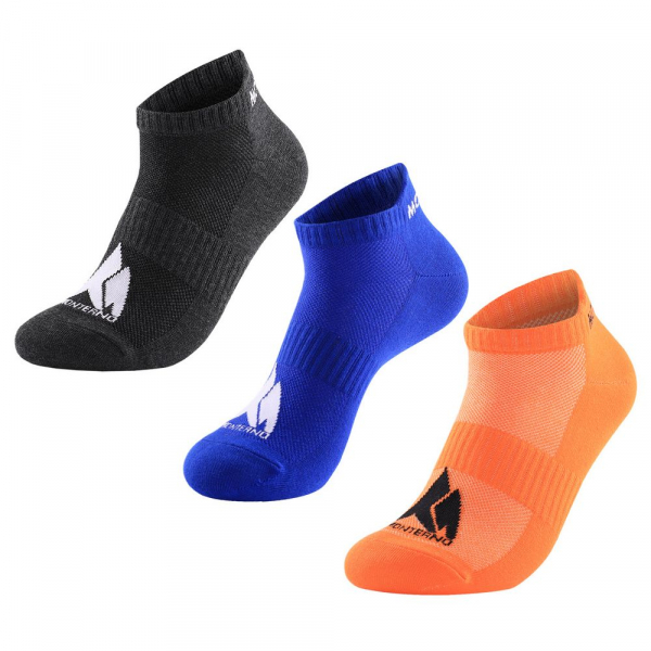 Набор из 3 пар спортивных носков Monterno Sport, серый, синий и оранжевый - купить оптом
